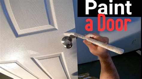 How to Paint a Door with a Roller: Why Not Paint the Sky While You're At It?